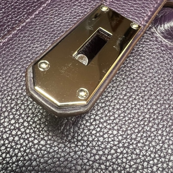Hermès BIRKIN HAC 40 Rare Palladium HW CLEMENCE RAISIN L STAMP08 - Picture 14 of 14